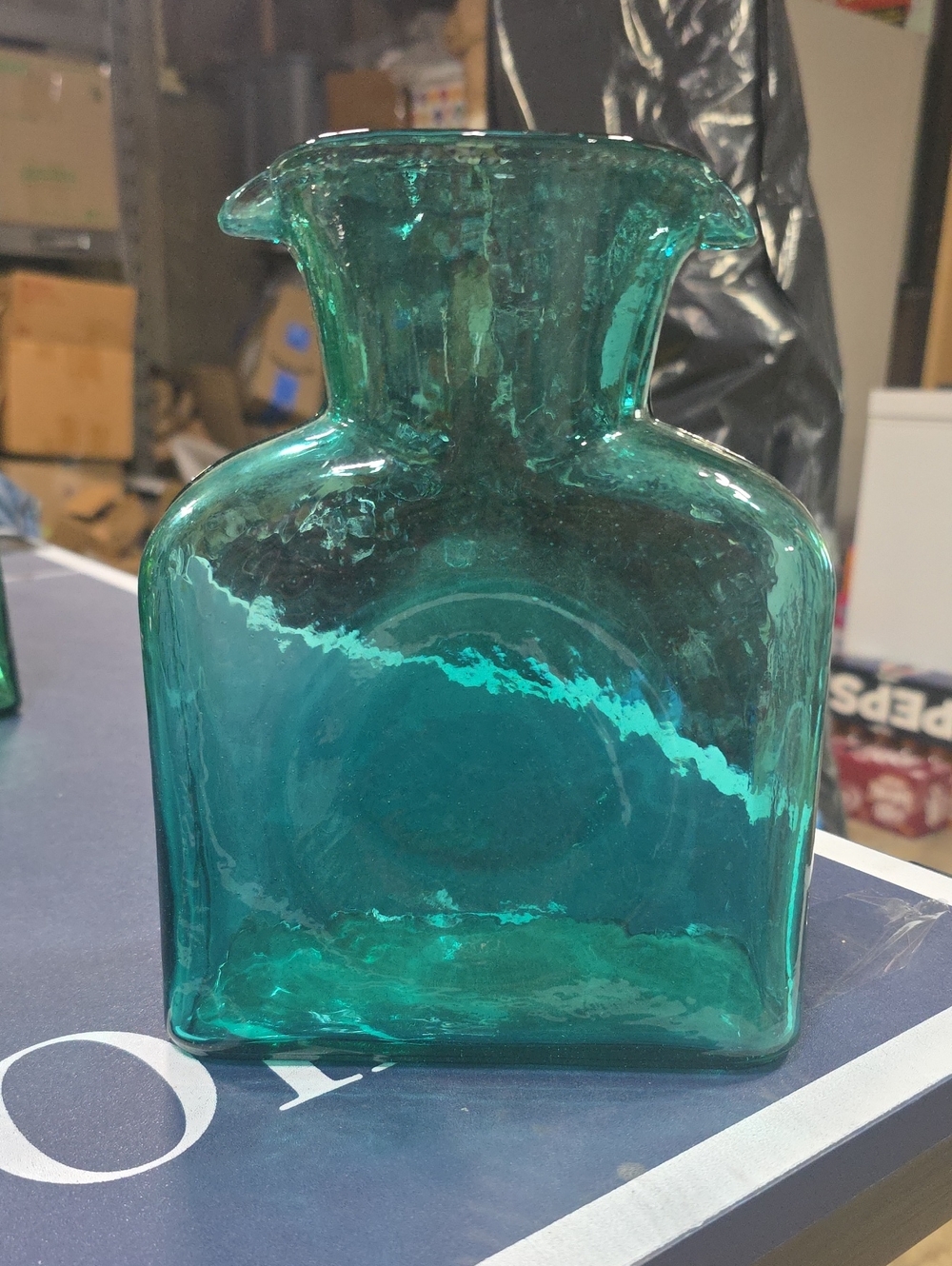 Blenko Cerulean Water Bottle